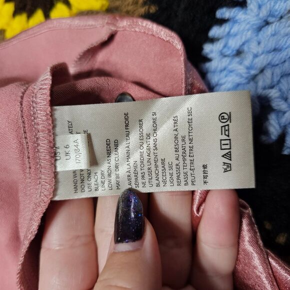 Free People Beatrice Dress in Dusty Rose size 2 - Picture 6 of 8